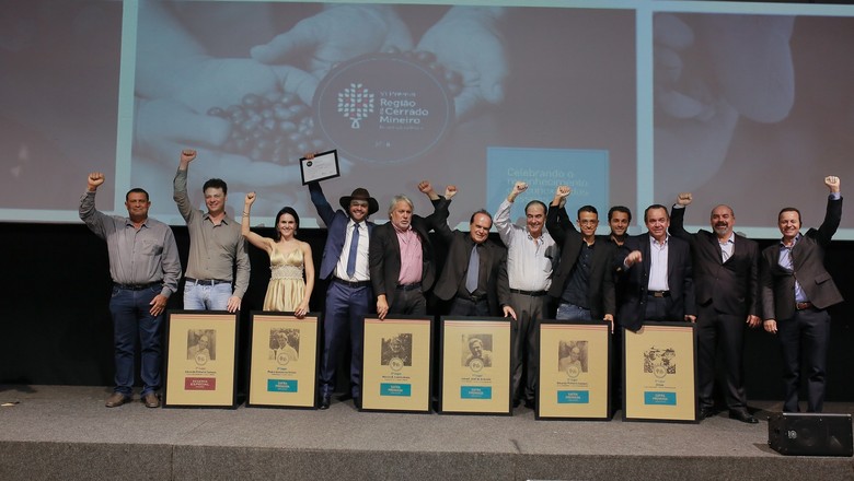 Vencedores do VI Prêmio Região do Cerrado Mineiro (Foto: Divulgação)