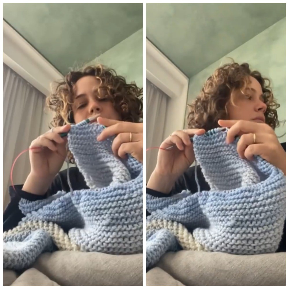 Leandra Leal voltou a tricotar após 15 anos (Foto: Instagram/Reprodução)