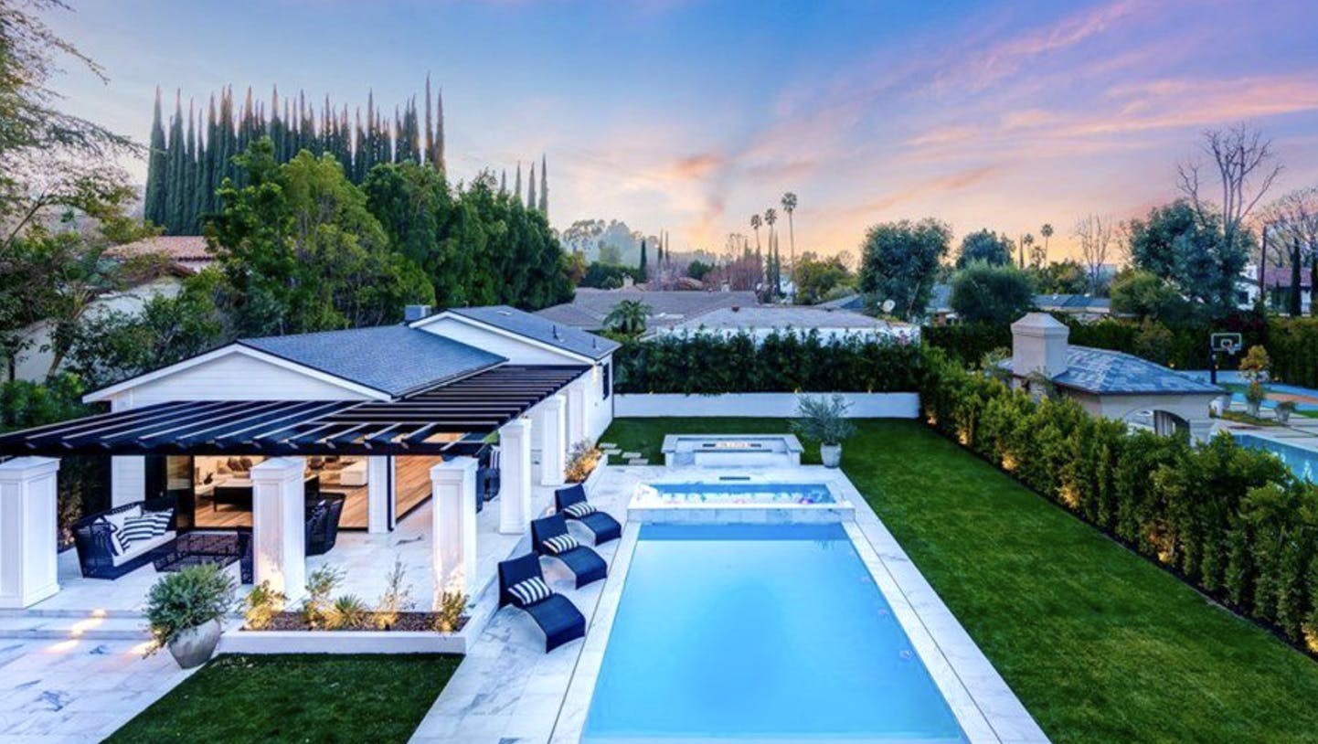 Nova mansão de Tristan Thompson em Los Angeles (Foto: Divulgação / Corretora MLS Listings)