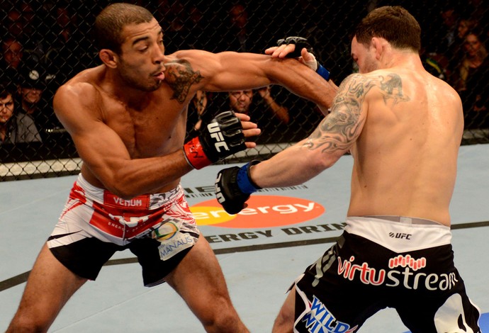 UFC 156 Jose Aldo e Frankie Edgar (Foto: Agência Getty Images) UFC 156 Jose Aldo e Frankie Edgar (Foto: Agência Getty Images)