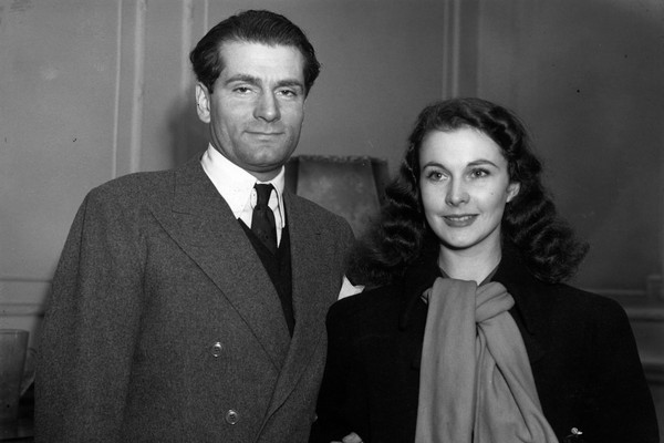 A atriz Vivien Leigh com o marido, o ator Laurence Olivier (Foto: Getty Images)
