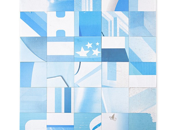 Obra Lisbon Blues, Tiles, 2019, da artista Marilá Dardot, que é uma das idealizadoras do projeto Quarantine, que incentiva a venda de arte durante a quarentena no Brasil (Foto: Gui Morelli/Reprodução/Instagram/55SP)