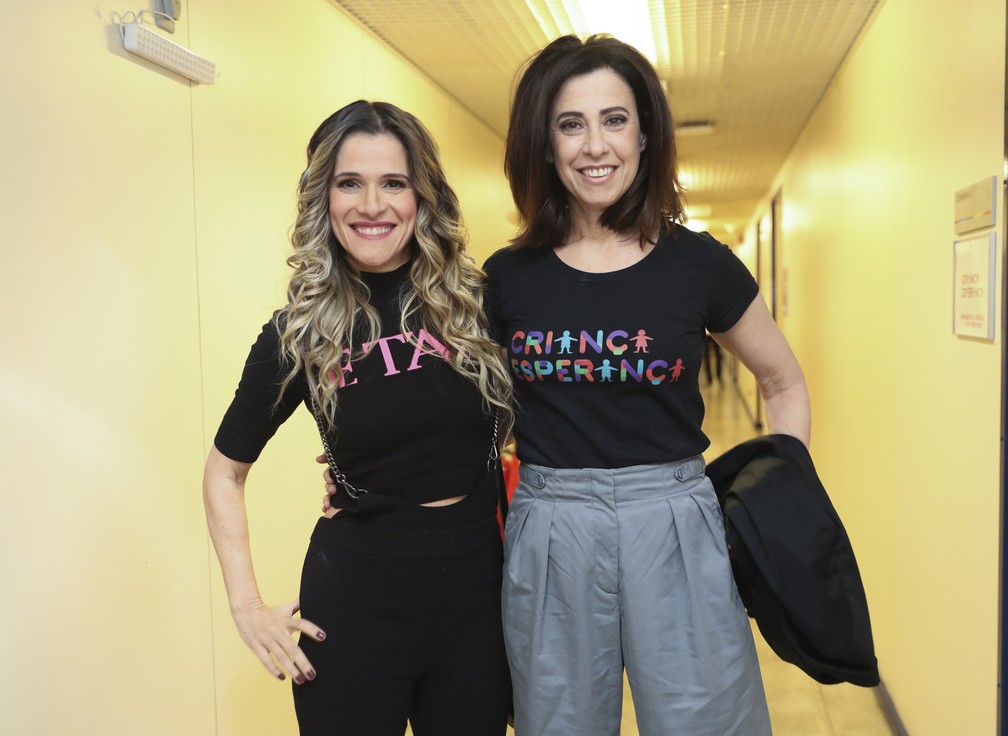 Ingrid Guimarães e Fernanda Torres vão participar do 'Criança Esperança 2019' — Foto: João Miguel Júnior/Globo