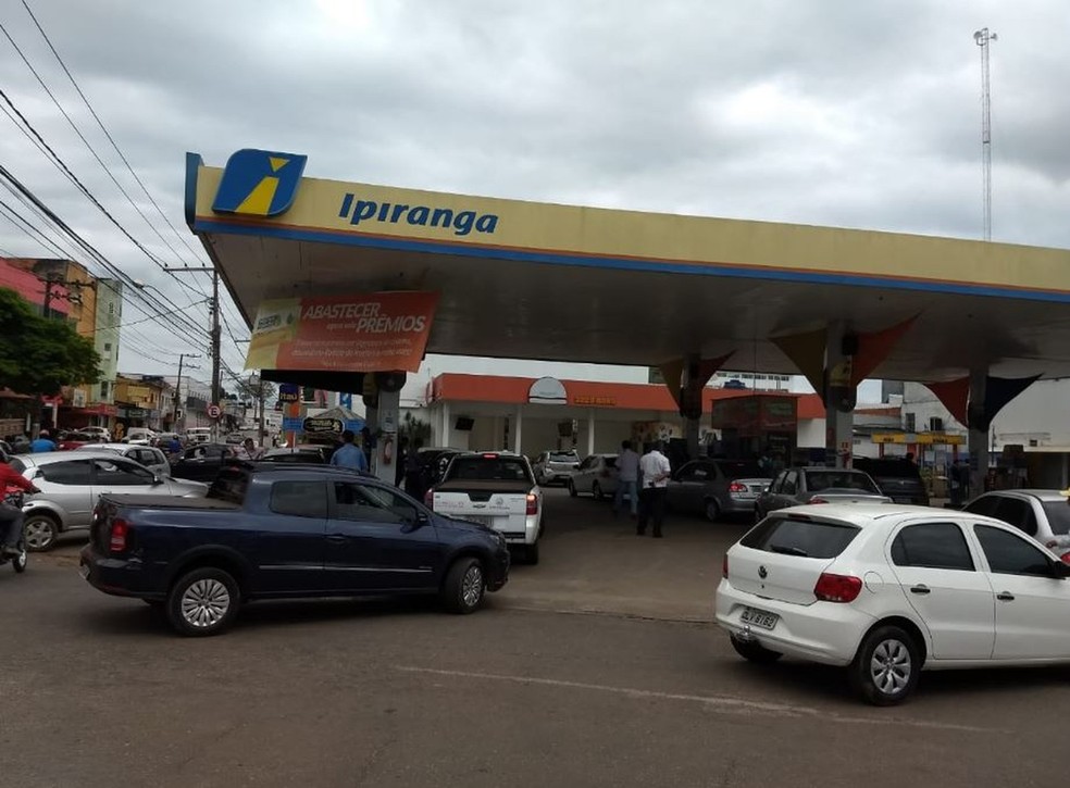 Sindicato diz que  todos os postos da capital foram reabastecidos (Foto: Aline Nascimento/G1)