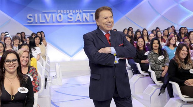O apresentador Silvio Santos: ele não autorizou, mas divulga nova biografia (Foto: SBT)