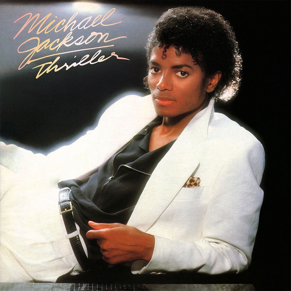 Capa do álbum "Thriller" (1982), do cantor Michael Jackson — Foto: Reprodução