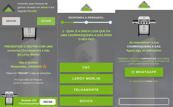 dia dos pais golpe de promocao da leroy merlin atinge 157 mil no whatsapp seguranca techtudo