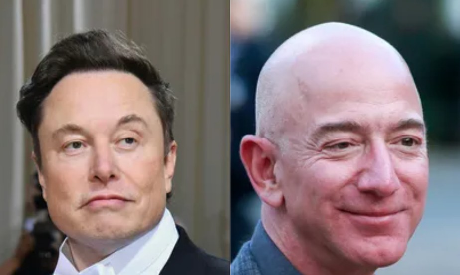 Os bilionários Elon Musk e Jeff Bezos investem boa parte de suas fortunas em fórmulas de rejuvenescimento