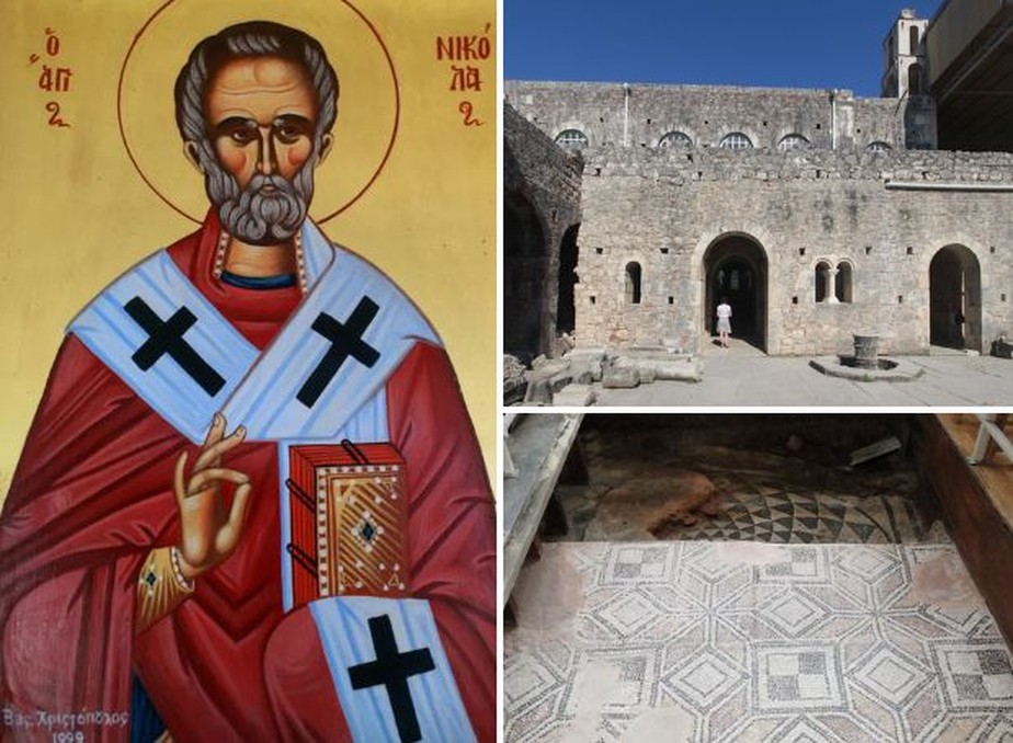 A tumba de São Nicolau, falecido há mais de 1.600 anos, estaria sob uma igreja turca do século 6