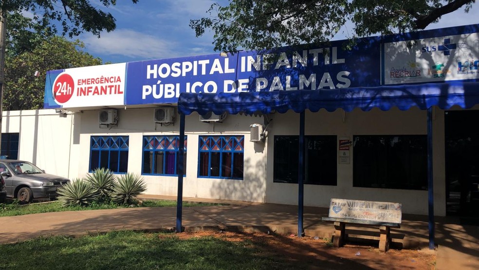 Hospital Infantil de Palmas está superlotado — Foto: Heitor Moreira/TV Anhanguera