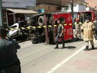Mulher fica ferida ao ser atropelada por caminhão de sorvete em Valença