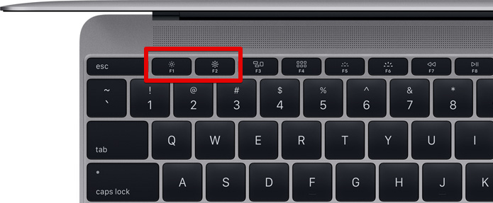 Teclas de juste de brilho do MacBook (Foto: Reprodução/Apple)