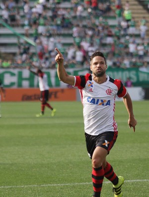 Chapecoense x Flamengo Diego gol (Foto: Futura Press)