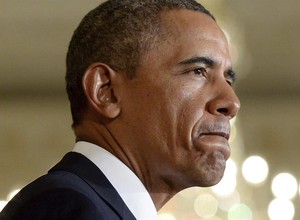 Barack Obama em discurso na Casa Branca (Foto: Agência EFE)