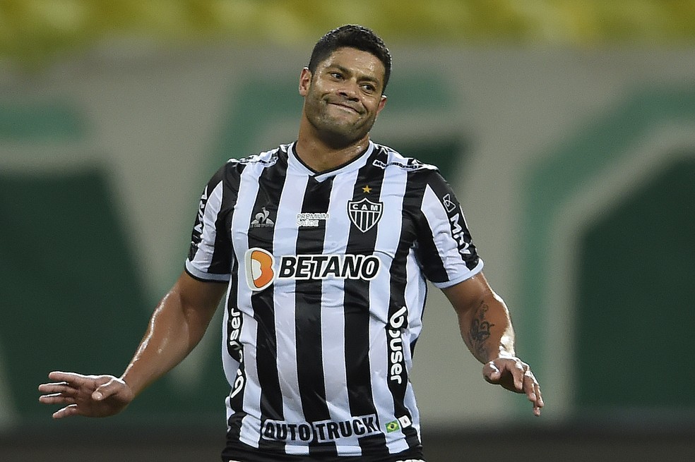 Hulk perde pênalti em Palmeiras x Atlético-MG — Foto: Staff Images/Conmebol