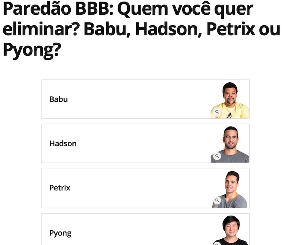 Paredão BBB 20: como votar para eliminar Babu, Hadson ...
