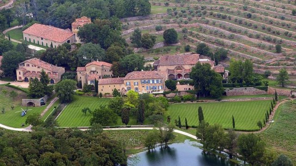 A propriedade francesa, em imagem de 200 — Foto: Getty Images/via BBC