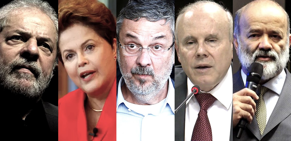 Resultado de imagem para Juiz torna rÃ©us Lula, Dilma, Palocci e Mantega por â€œquadrilhÃ£o do PTâ€