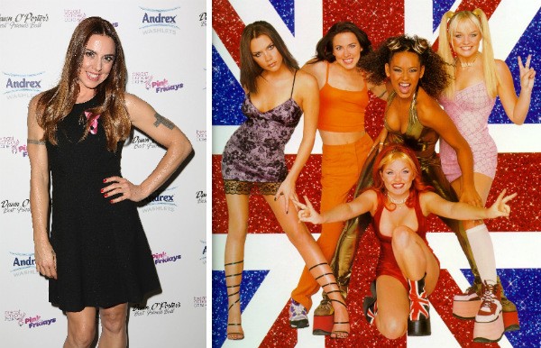 A cantora Mel C e as Spice Girls (Foto: Getty Images/Reprodução)