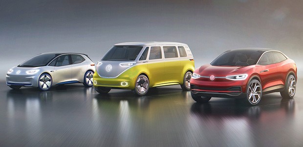 Família I.D: novo linha de carros elétricos da Volkswagen (Foto: Divulgação)