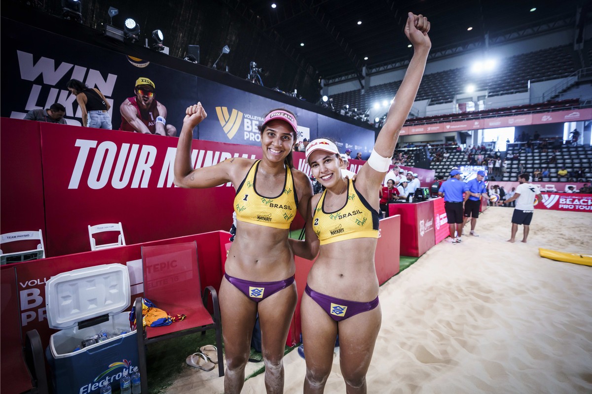 Duda y Ana Patrícia pasan a la final de la etapa mexicana de voleibol de playa |  Voley playa