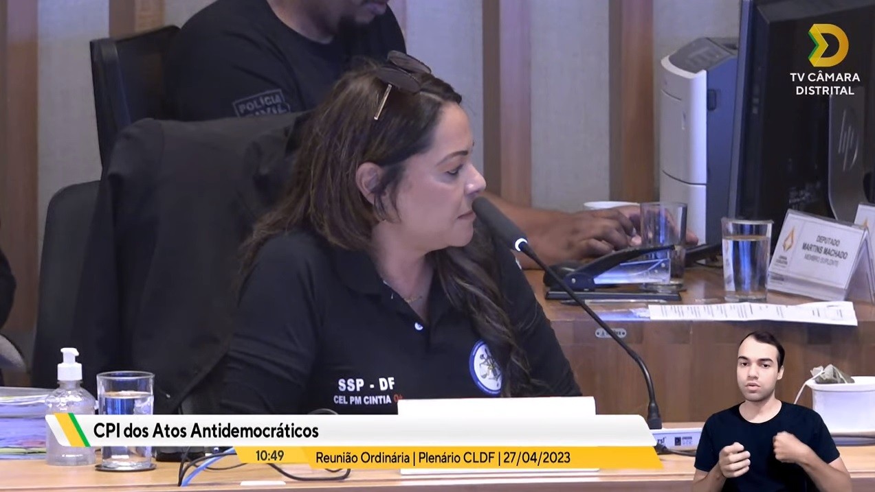 CPI dos Atos Antidemocráticos: planejamento de segurança 'não foi cumprido' no dia 8 de janeiro, diz coronel da PM