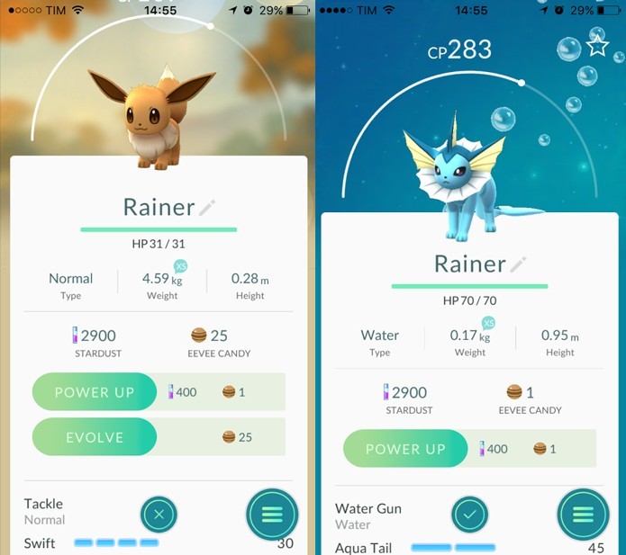 Como Escolher A Evolucao Do Eevee Em Pokemon Go Dicas E Tutoriais Techtudo There are plenty of pokemon go eevee evolution nicknames to use for the numerous evolutions, and we've got them all here. como escolher a evolucao do eevee em