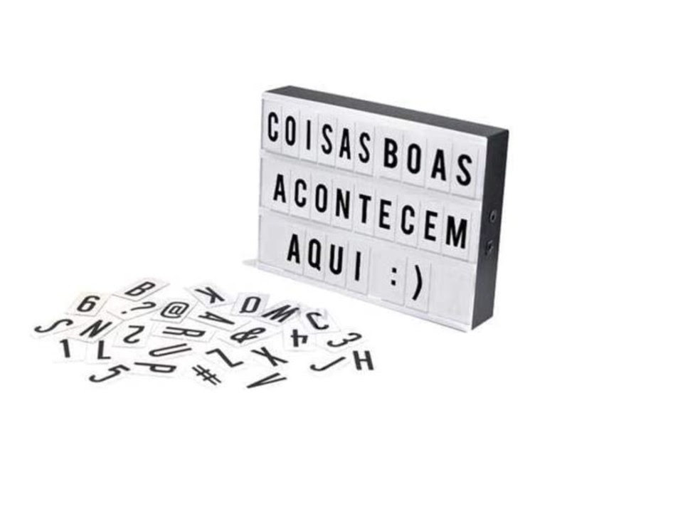 As frases do letreiro podem ser customizadas de acordo com o gosto do usuário (Foto: Divulgação / Amazon)
