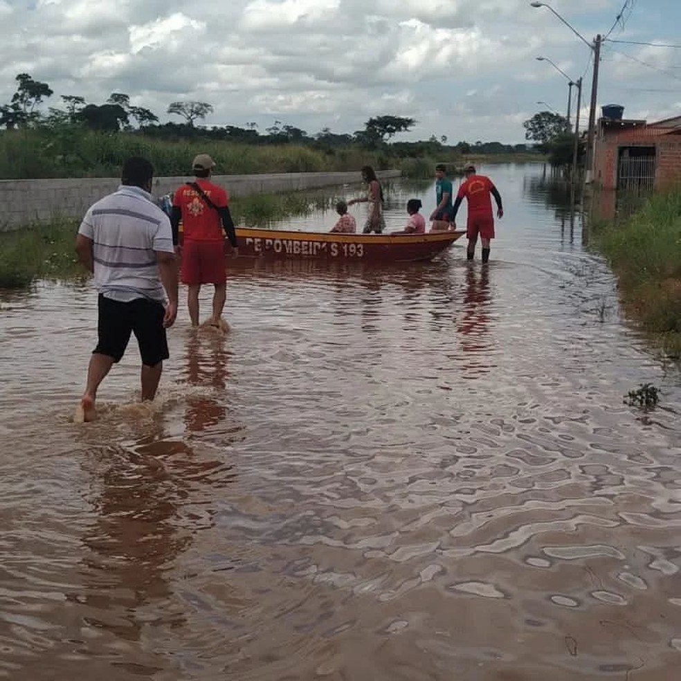 Nível do Rio Tocantins volta a subir em Imperatriz — Foto: Divulgação/CBMMA
