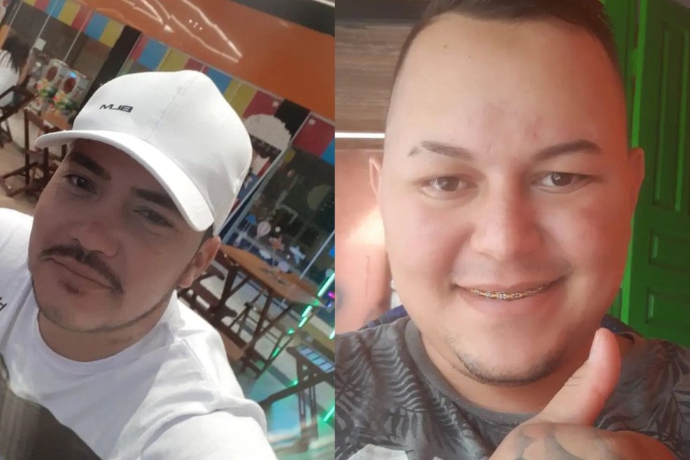 Edgar Ricardo de Oliveira, de 30 anos, e Ezequias Souza Ribeiro, de 27 anos, foram identificado como os autores do crime. — Foto: Reprodução 