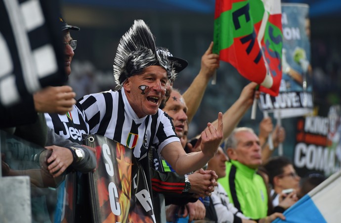 Torcida - Juventus x Real Madrid (Foto: Getty Images) Torcida - Juventus x Real Madrid (Foto: Getty Images)