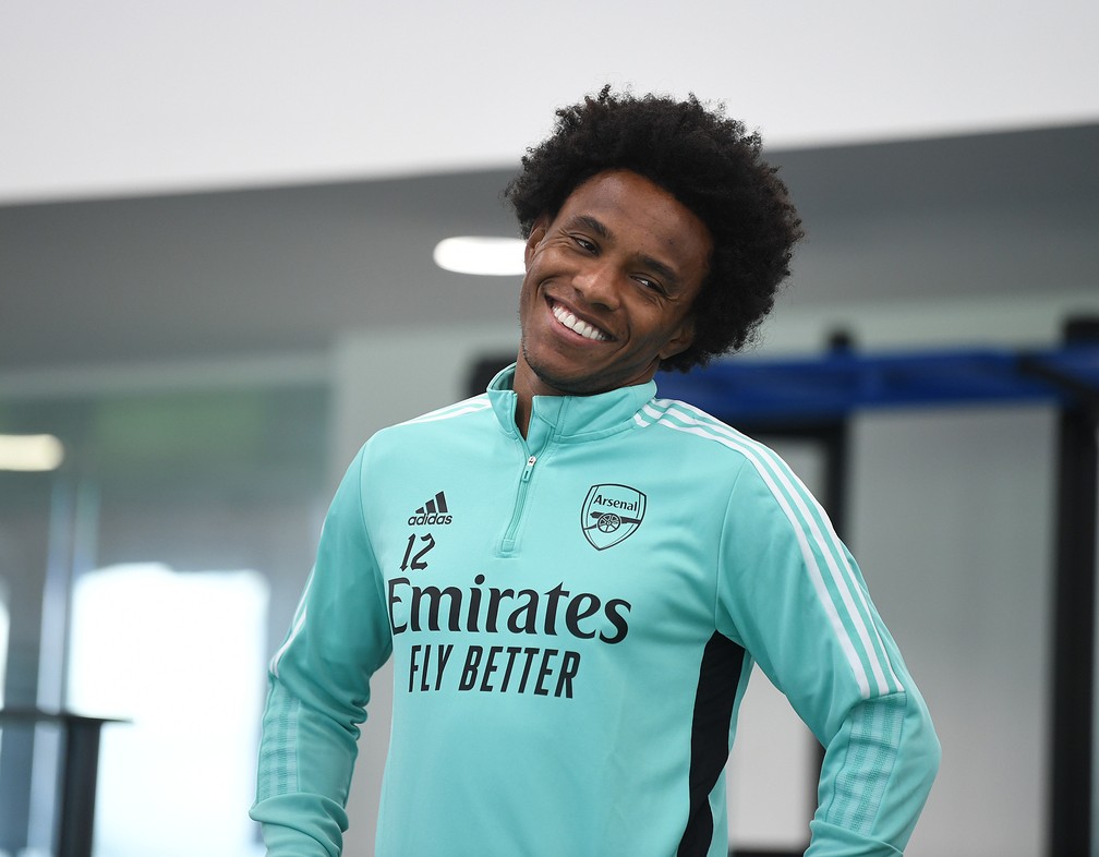 Willian está de saída do Arsenal e interessa ao Corinthians — Foto: Stuart MacFarlane/Arsenal FC via Getty Images