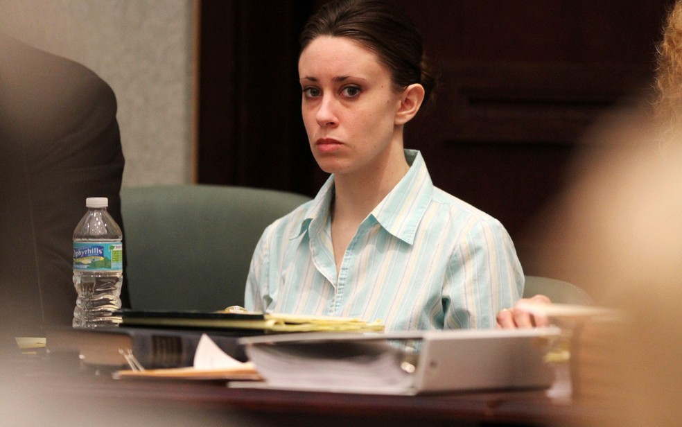 O julgamento de Casey durou seis semanas e foi acompanhado por milhões de pessoas (Foto: Red Huber/Orlando Sentinel via AP, Pool, File)