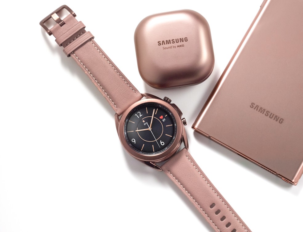 Samsung reforça linha no Brasil com Galaxy Watch 3, Galaxy Buds Live e Galaxy Note 20 — Foto: Divulgação/Samsung