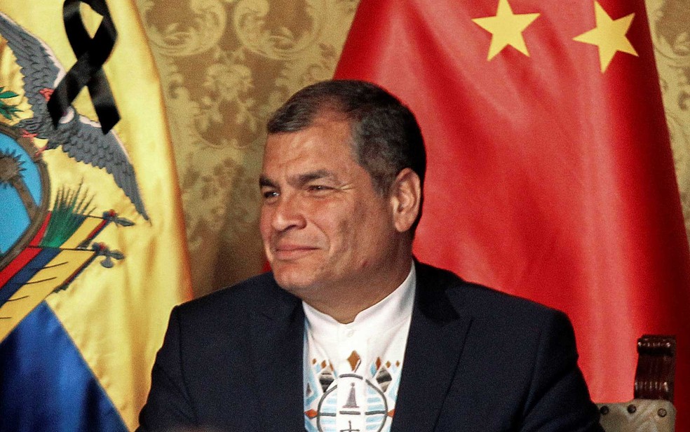 O ex-presidente do Equador, Rafael Correa (Foto: Guillermo Granja / Reuters)
