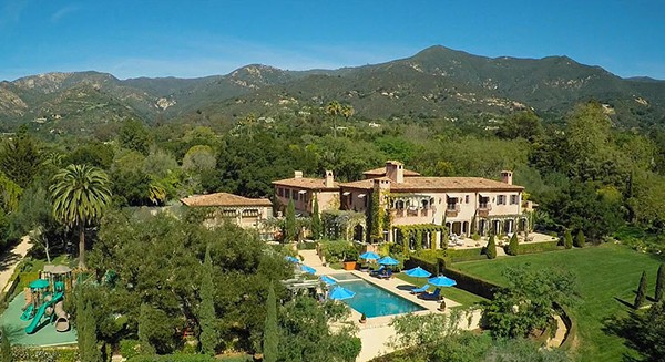 Propriedade comprada por Meghan Markle e o Príncipe Harry em Santa Bárbara, na Califórnia (Foto: Imobiliária Sotheby’s International Realty)