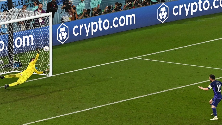 Szczesny defendeu um pênalti de Messi na Copa do Catar