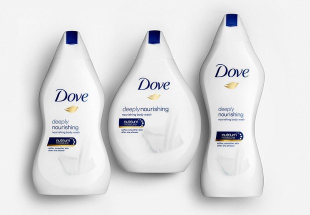 Campanha da Dove Real Body Bottles mostra diferenças entre corpos já na embalagem (Foto: Reprodução/Twitter)