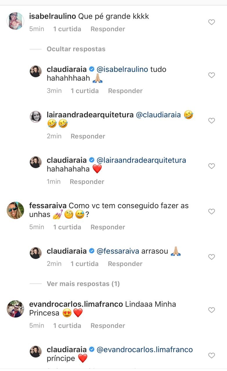 Claudia Raia recebe elogios (Foto: Reprodução/Instagram)