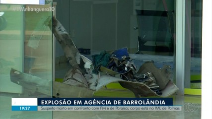 Morto em confronto com a polícia após explosão em banco é de Paraíso, segundo PM