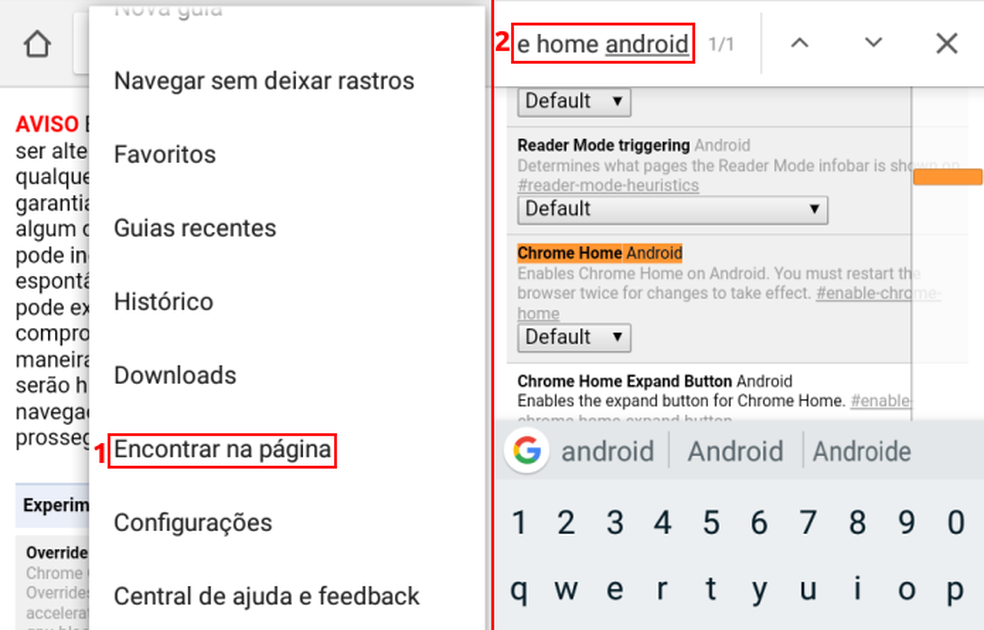 Como Mover A Barra De Enderecos Do Chrome Para Baixo No Android Navegadores Techtudo