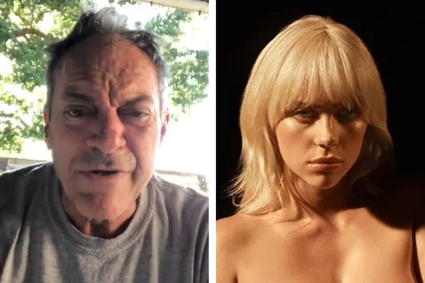 O ex-ator pornô Randy Spears e Billie Eilish (Foto: Reprodução/Instagram)