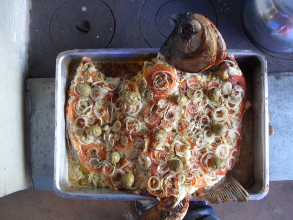 Pacu Pizza Do Chef Begena Receitas Receitas Pedra redonda para pizza para churrasqueiras a carvão de 36,5 cm de diâmetro. pacu pizza do chef begena