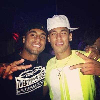 Neymar e Lucas  (Foto: Reprodução  / Instagram)