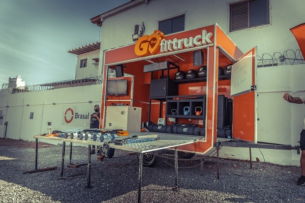 Unidade da Go Fit Truck (Foto: Thiago Gonçalves)