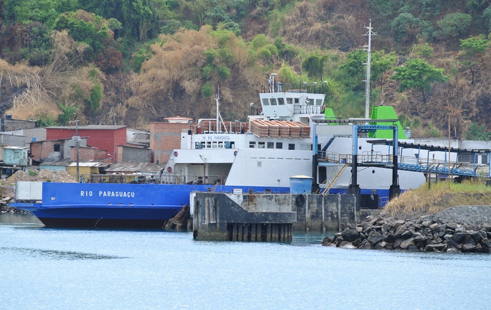 Ferry boat Rio Paraguaçu (Foto: Ubiratan Passos/Arquivo Pessoal)
