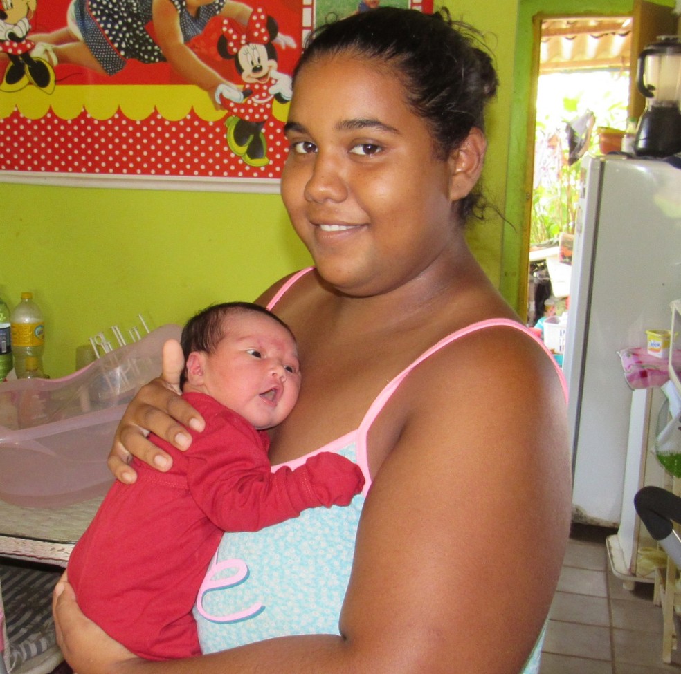 Ana Ã© a segunda filha de Jamylla  (Foto: Ana Clara Marinho/TV Globo )