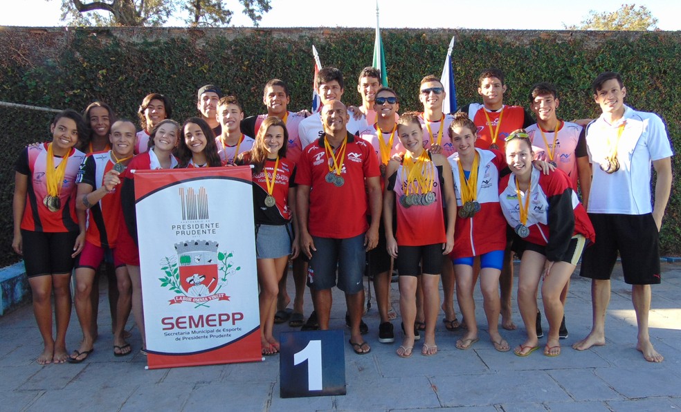 Natação de Prudente é campeã geral no masculino e feminino (Foto: Marcos Chicalé / Semepp, Divulgação)
