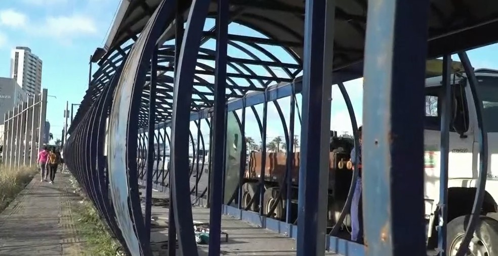 Estações de transferência começaram a ser desativadas em Natal — Foto: Reprodução/Inter TV Cabugi