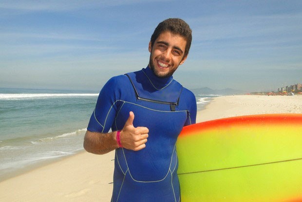 Pedro Scooby: surfista é casado com Luana Piovani e juntos têm o filho Dom (Foto: Caldeirão do Huck / TV Globo)